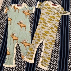 Milkbarn Fish and Moose Kids Jumpsuit